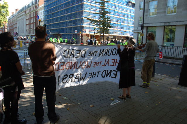 EDL demo round the corner on the right
