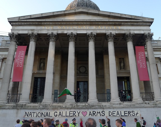Arms dealers schmooze with National Gallery
