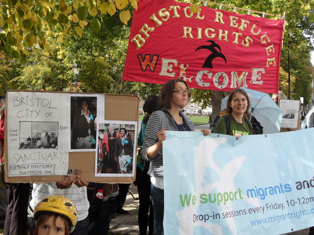 Campaigning for Khethiwe on College Green Fri 23rd Sept