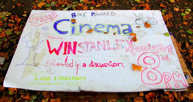 B1. Hand crafted event promotion: on site signage by Land&Freedom Campers