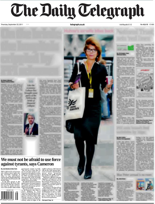 Daily Telegraph, 26 September 2011