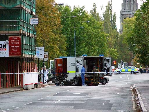 Call the bomb squad! Oh, you did...