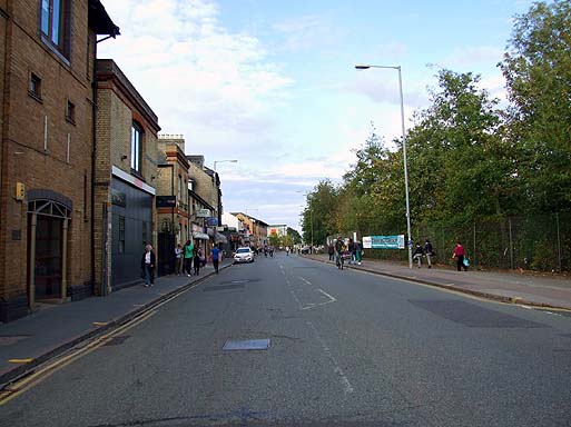 East Road - deserted!