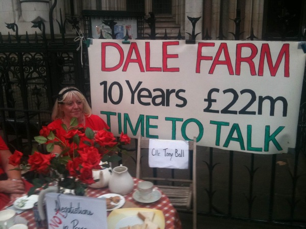 Outside the high court