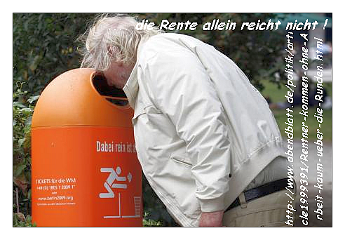 die Rente allein reicht nicht