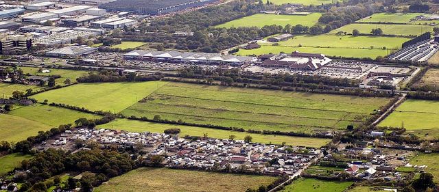 Dale Farm and industrial Basildon.