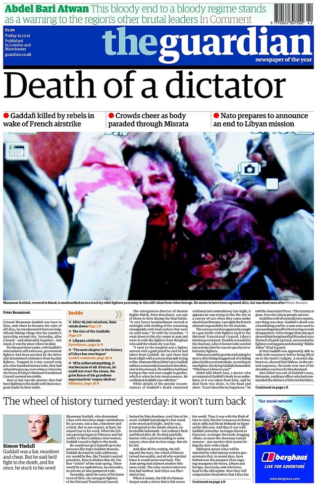 The Guardian, 21 October 2011