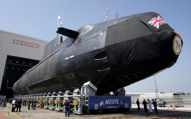 HMS "Astute", Nuclear Submarine. UK