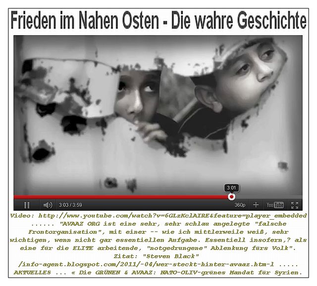 AVAAZ-Falsche-Frontorganisation