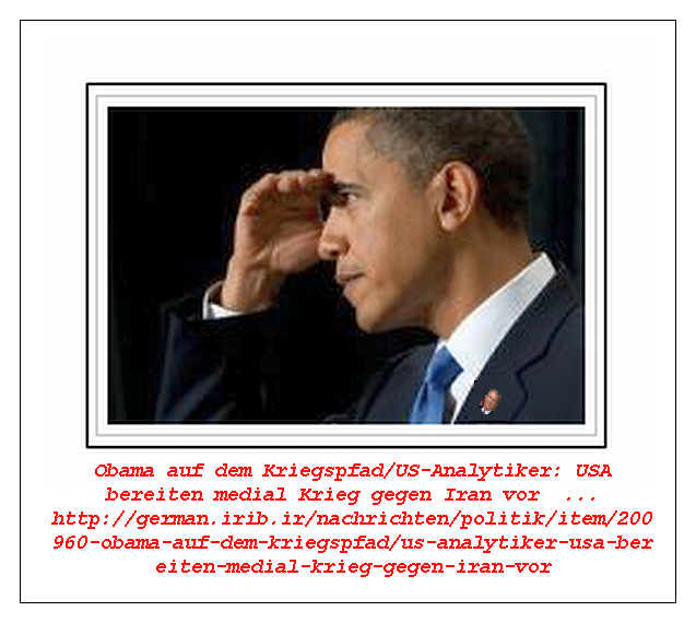 Obama auf Kriegspfad