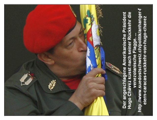 Amerikanischer Präsident Hugo Chávez