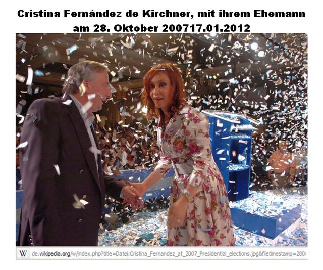 Amerikanische Präsidentin Cristina Kirchner