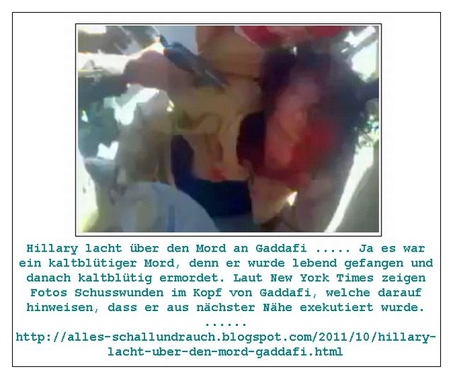 Mord an Gaddafi