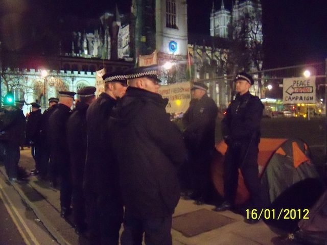 Parliament Square, London, 16 January 2012