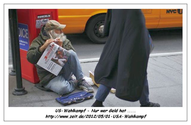 US-Wahlkampf - Nur wer Geld hat