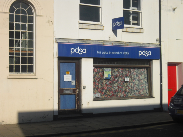 The PDSA squat, now empty