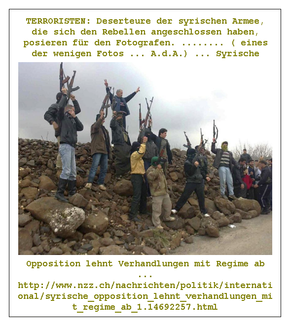 Deserteure der syrischen Armee