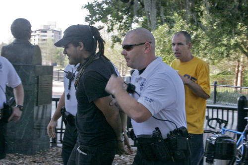 The first arrest for sharing food in Orlando, Florida