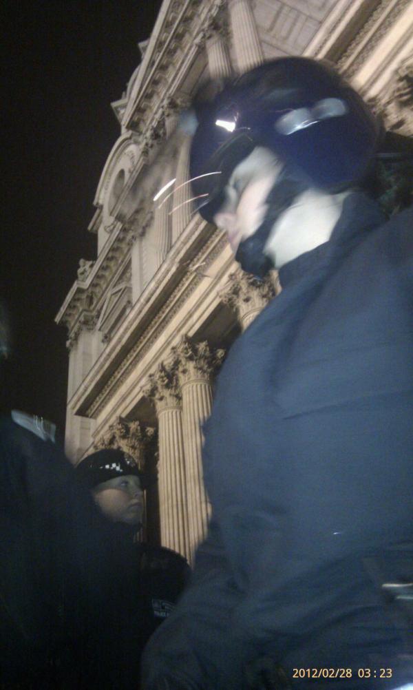 A Cop Awaits Breakfast