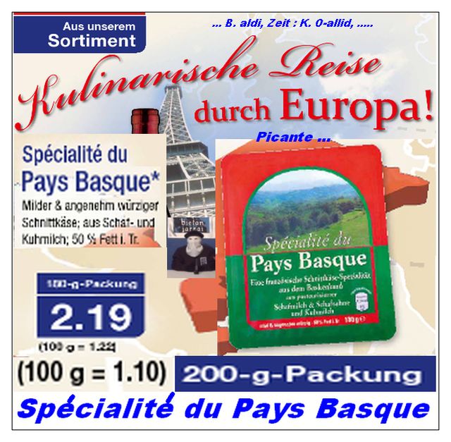 aldi: Baskischer Schnittkäse