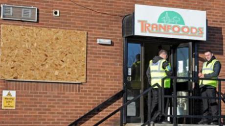 Locked out workers in Birkenhead, Wirral