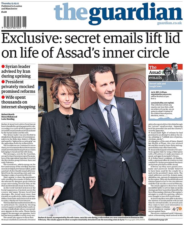 The Guardian, 15 March 2012