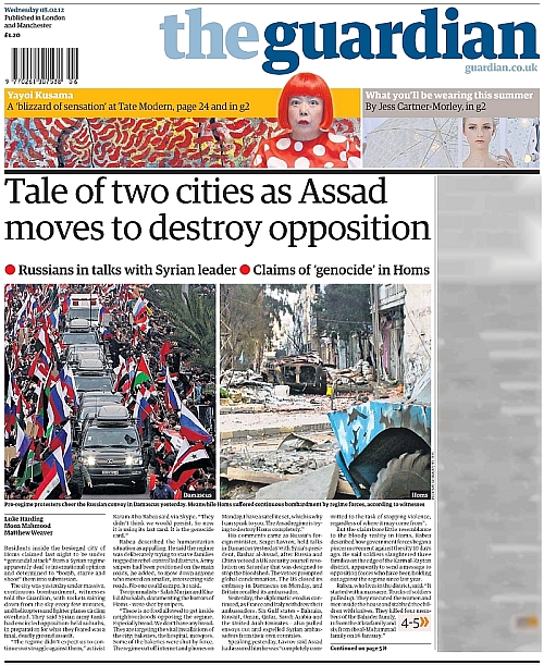 The Guardian, 8 February 2012