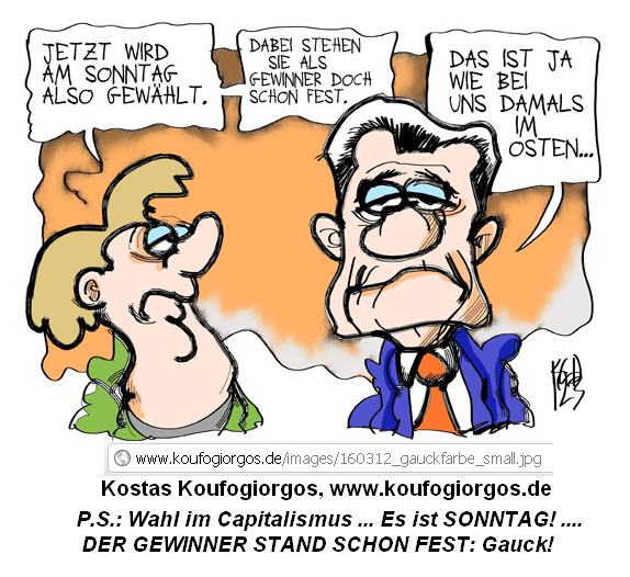 Gauck stand schon fest!