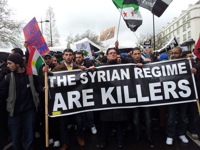 'Syria Global March' Procession, London 17 03 12
