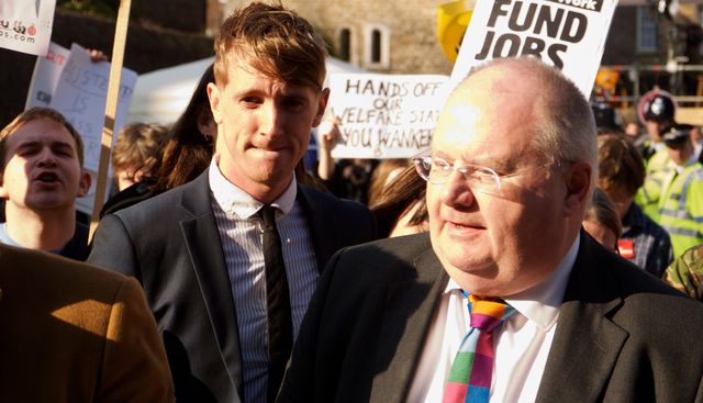 eric pickles heckled