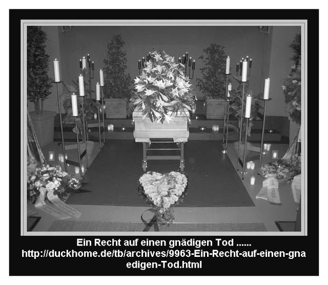 Ein Recht auf einen gnädigen Tod