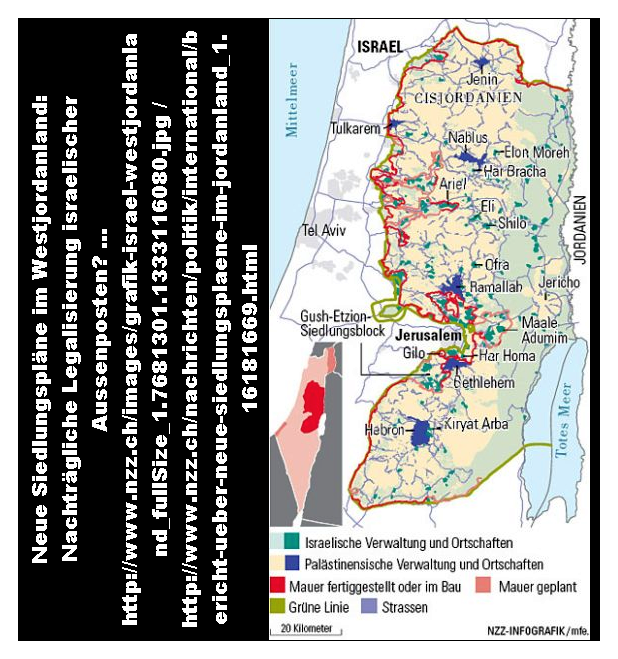 Neue Siedlungspläne im Westjordanland