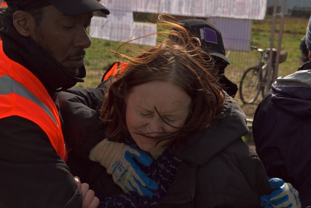 bailliffs manhandling locals