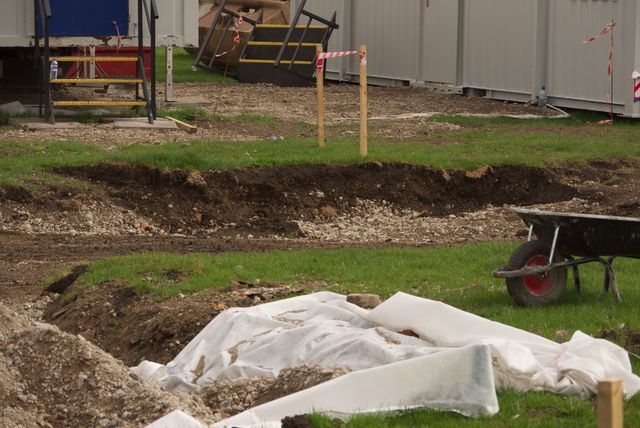 15 cms of topsoil removed????