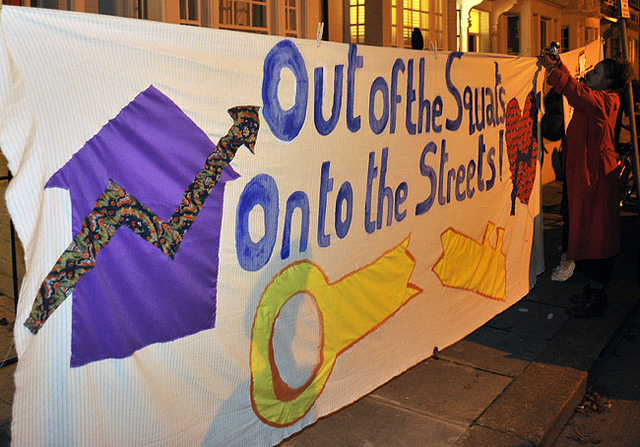 Out of the Squats and onto the Streets (to sleep rough)