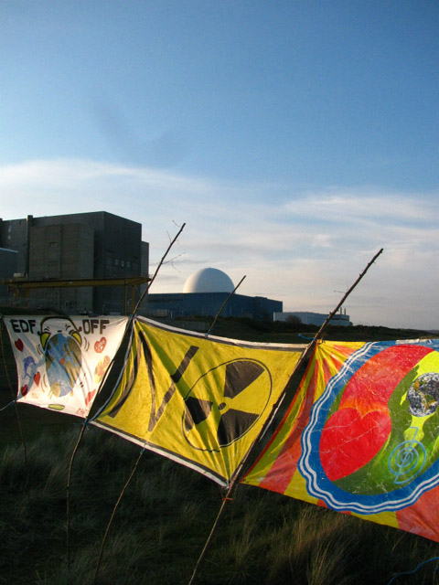 banners with power station