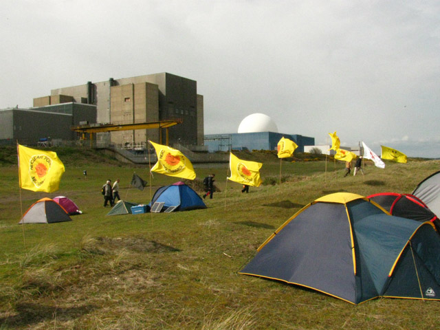 sizewell camp below the powerstation