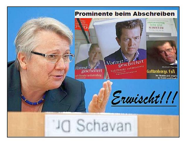 Prominente beim Abbschreiben Erwischt !