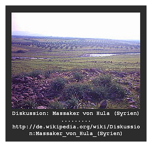 Diskussion - Massaker von Hula - wiki