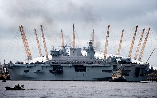 Big ship, little willy's.