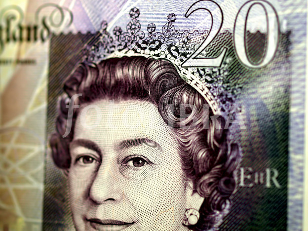 Queen on a £20 note