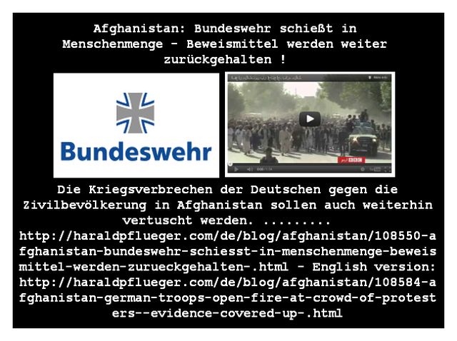 Bundeswehr schießt in Menschenmenge