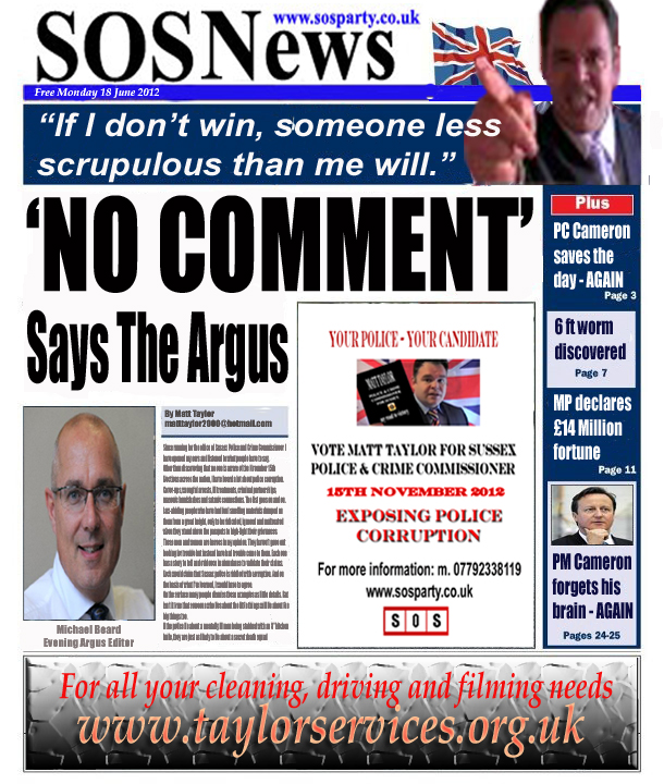 The Argus says 'No Comment'