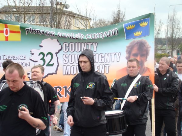 James Larkin RFB with 32CSM / Real IRA banner