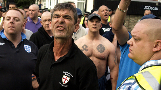 EDL Walthamstow - Nazi tattoos!