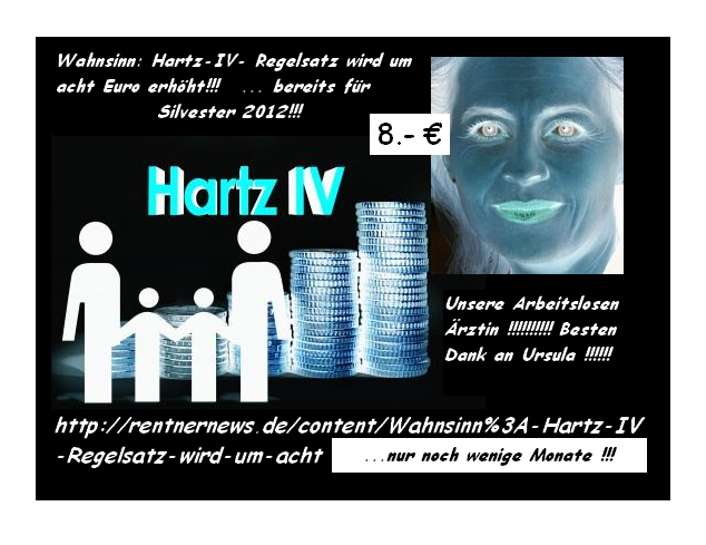 H4 um 8 Euros erhöht!