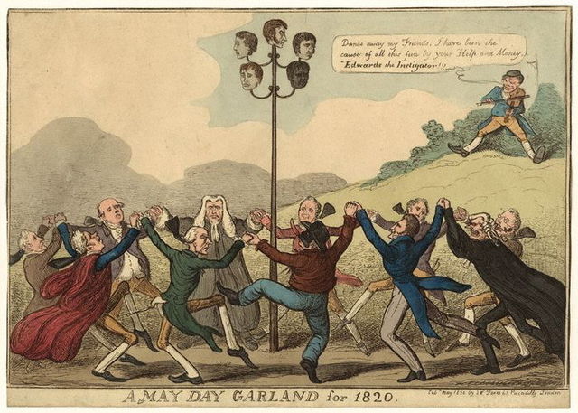 George Edwards mocking the executed revolutionaries