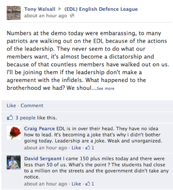 EDL Result? "Embarrassing" (quote)