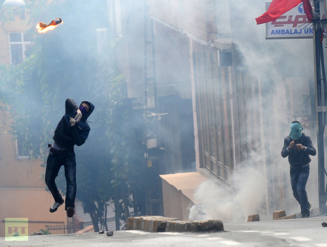 protest against Turkish repression