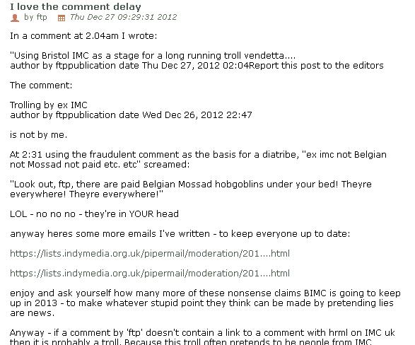 screenshot of preview of comment